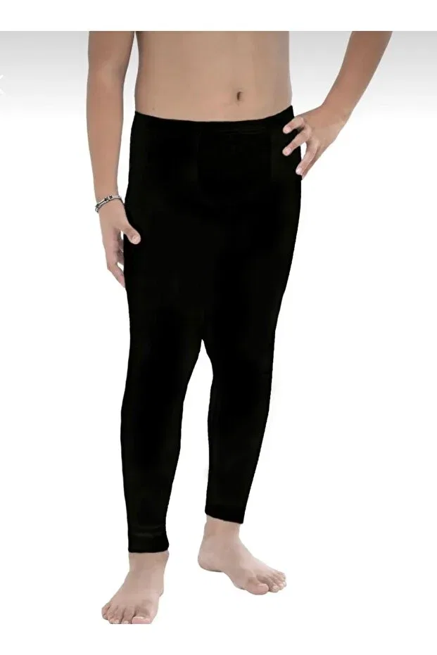 Детское спортивное белье для мальчиков с длинным рукавом Malabadi, Black