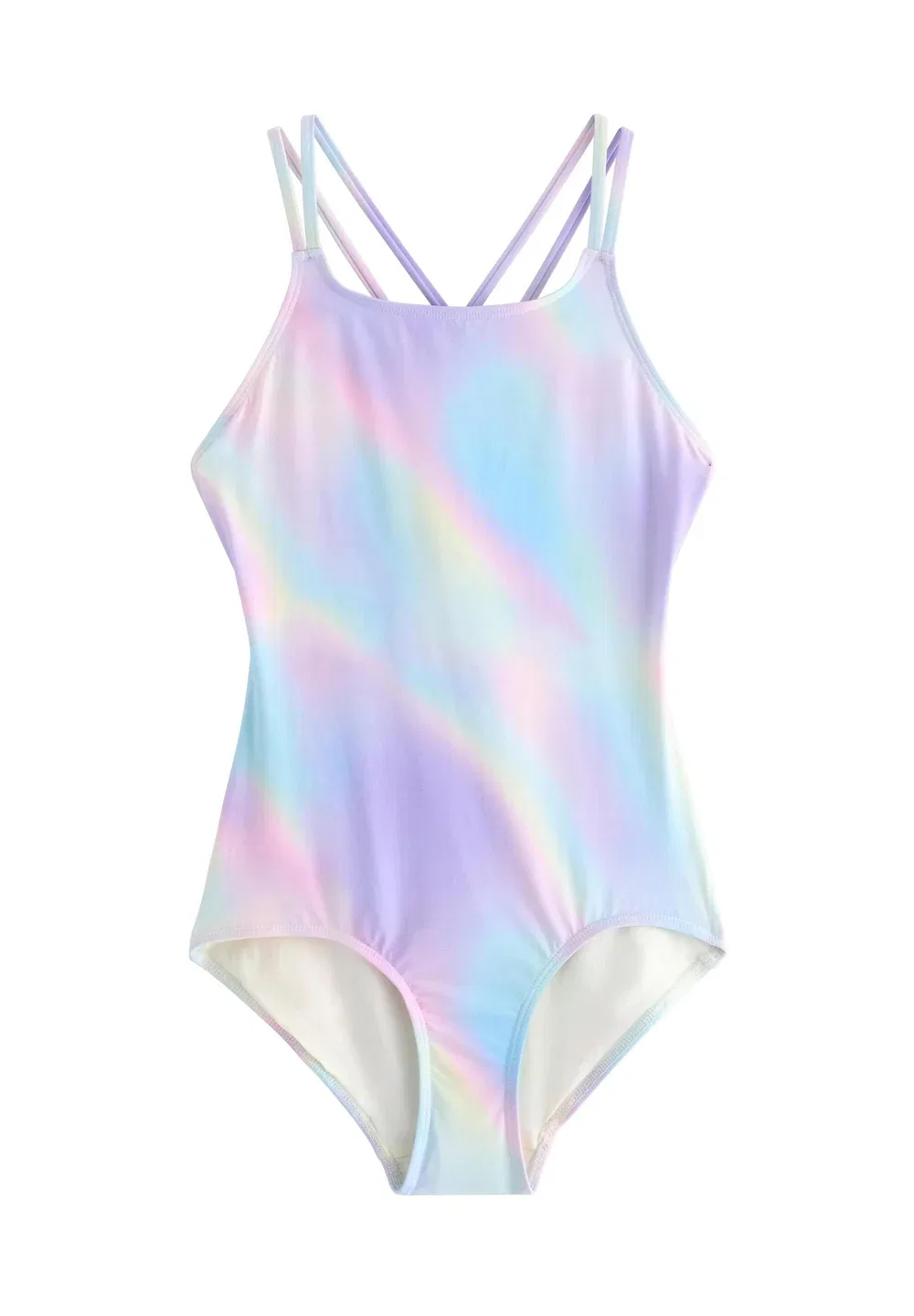 Радужный купальник Lindex, Light Lilac