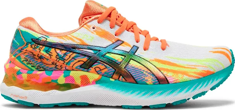 

Кроссовки wmns gel nimbus 23 'color injection pack - hot pink sour yuzu' Asics, многоцветный, Зеленый, Кроссовки wmns gel nimbus 23 'color injection pack - hot pink sour yuzu' Asics, многоцветный