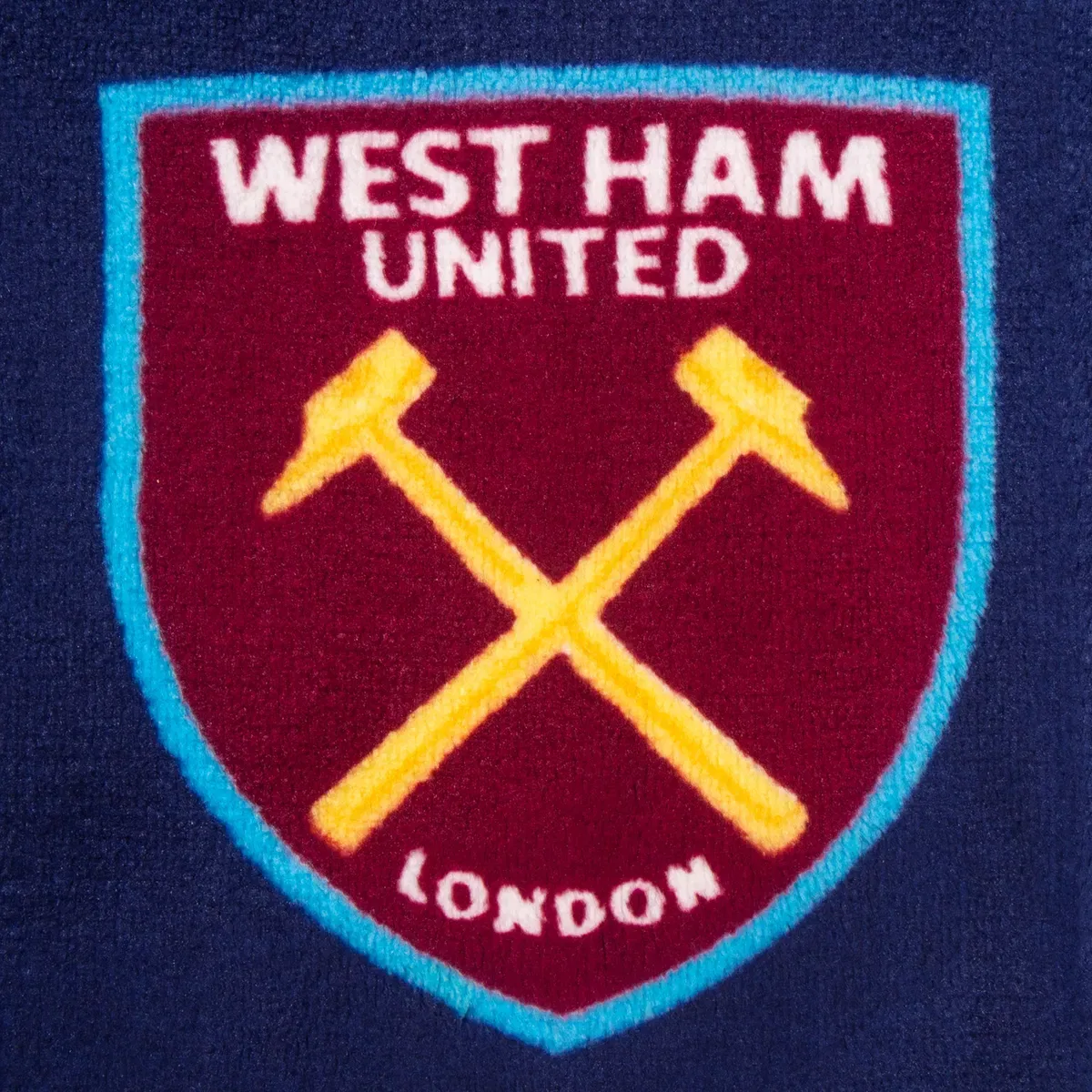 Детский махровый халат с капюшоном West Ham United Fc, Navy — фото 2