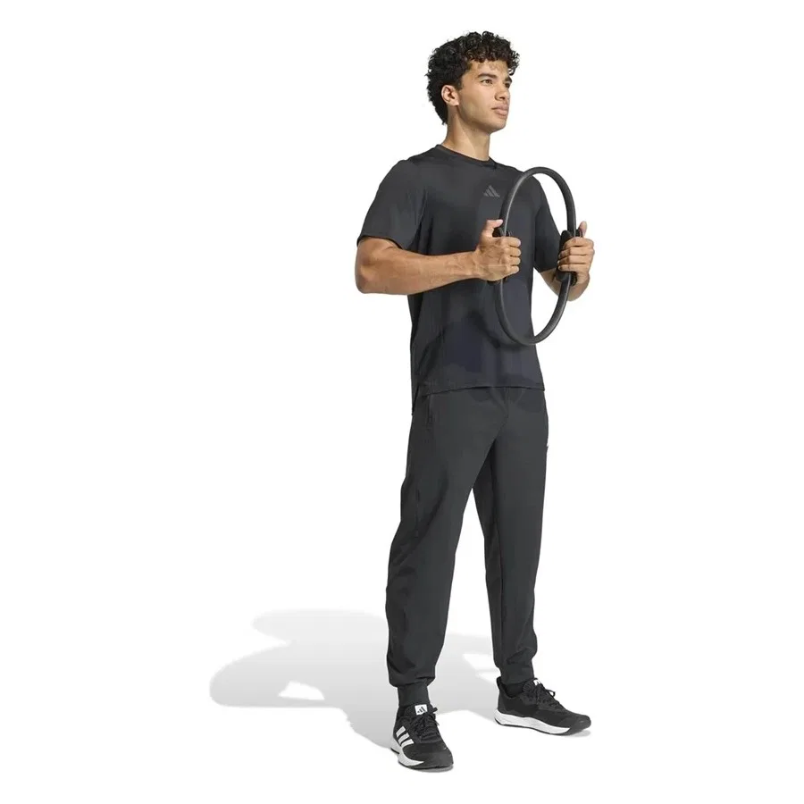 Спортивные брюки adidas We Flex Wv Pt, Черный — фото 4