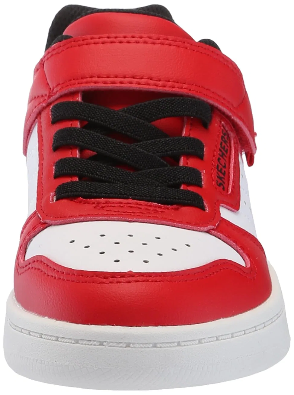 Детские кроссовки для мальчиков с перфорацией Skechers, Red And White — фото 2