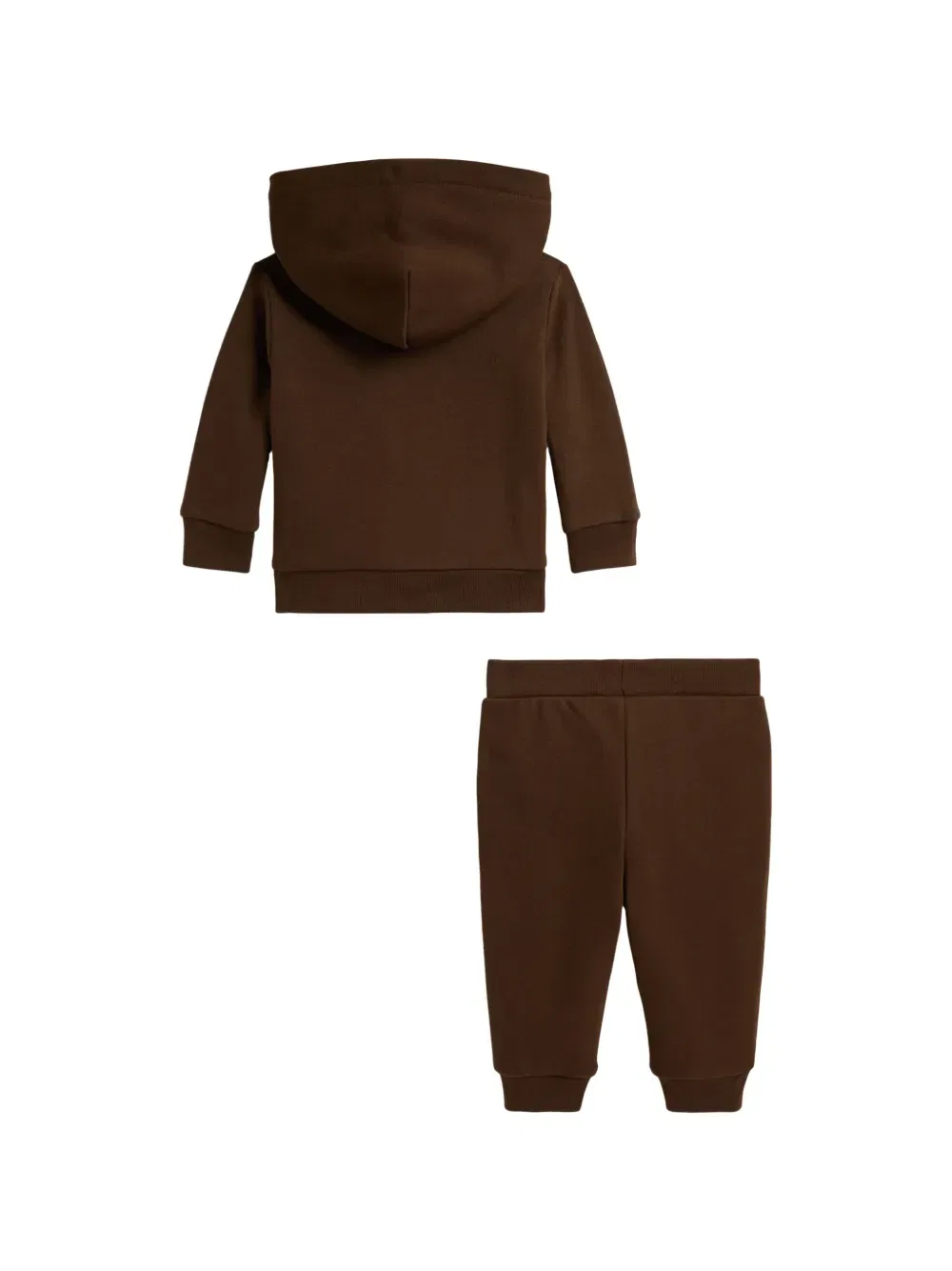 Худи Pony на молнии Polo Ralph Lauren Kids, коричневый — фото 2