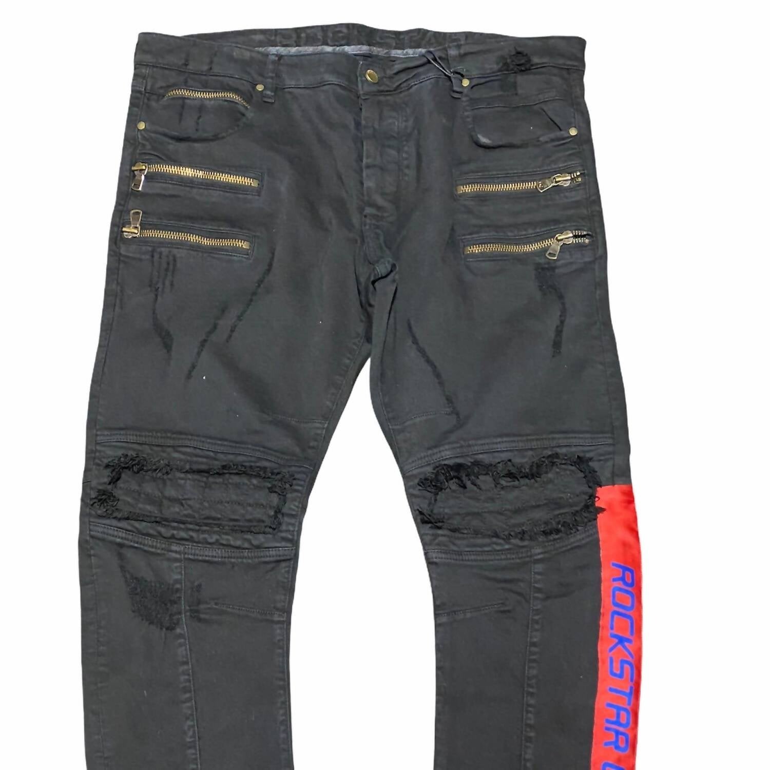 

Черные мужские джинсы Yatchy Denim ROCKSTAR ORIGINAL, черный