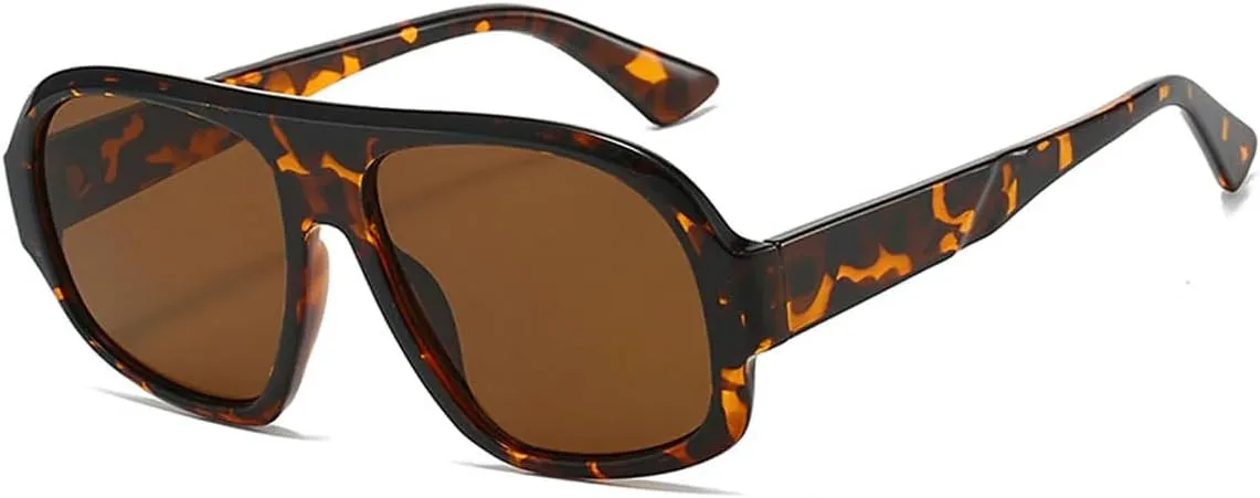 

Популярные модные женские солнцезащитные очки с градиентной оправой, винтажный панк, мужские трендовые очки с защитой от УФ-излучения UV400 HHZZYVY, Leopard