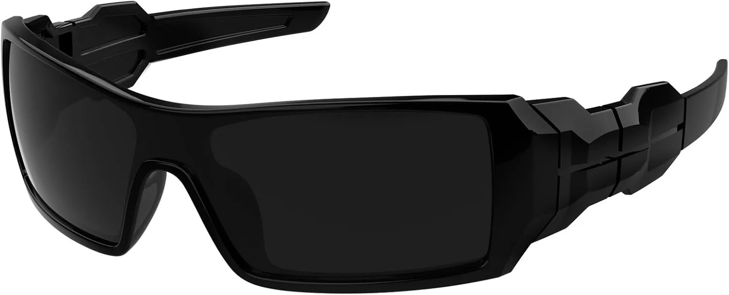 

Солнцезащитные очки MAXJULI Z87 для мужчин с большой широкой головой, сверхлегкие, из материала TR90, с защитой от УФ-излучения UV400, модель Z8033, Black/Grey