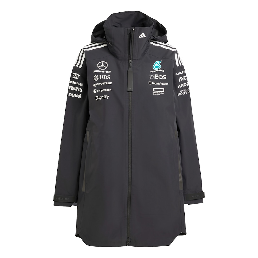 

Спортивная куртка ADIDAS PERFORMANCE Mercedes - AMG Petronas Formula One Team, черный