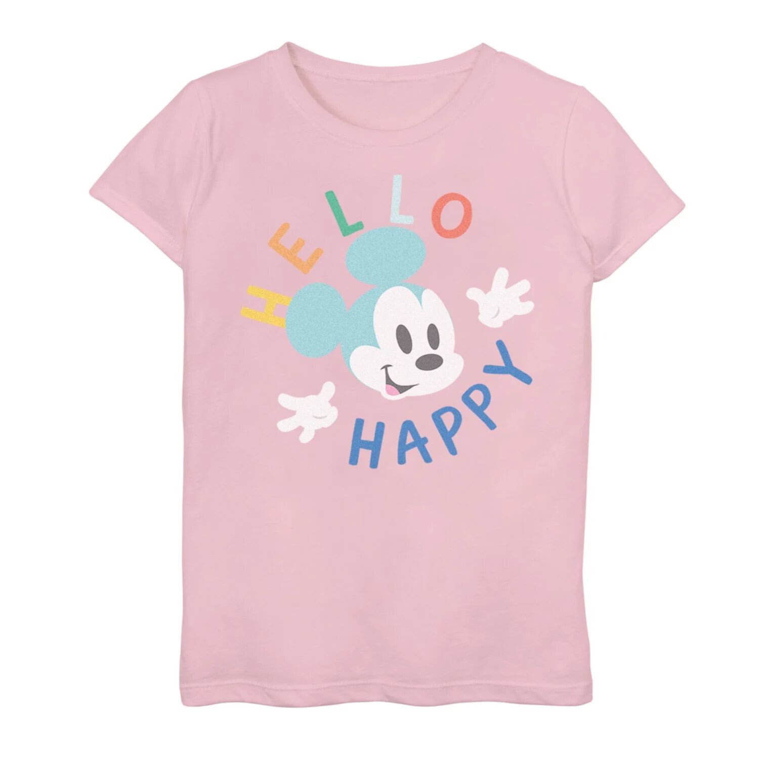 

Футболка «Hello Happy» для девочек 7–16 лет с Микки Маусом Licensed Character