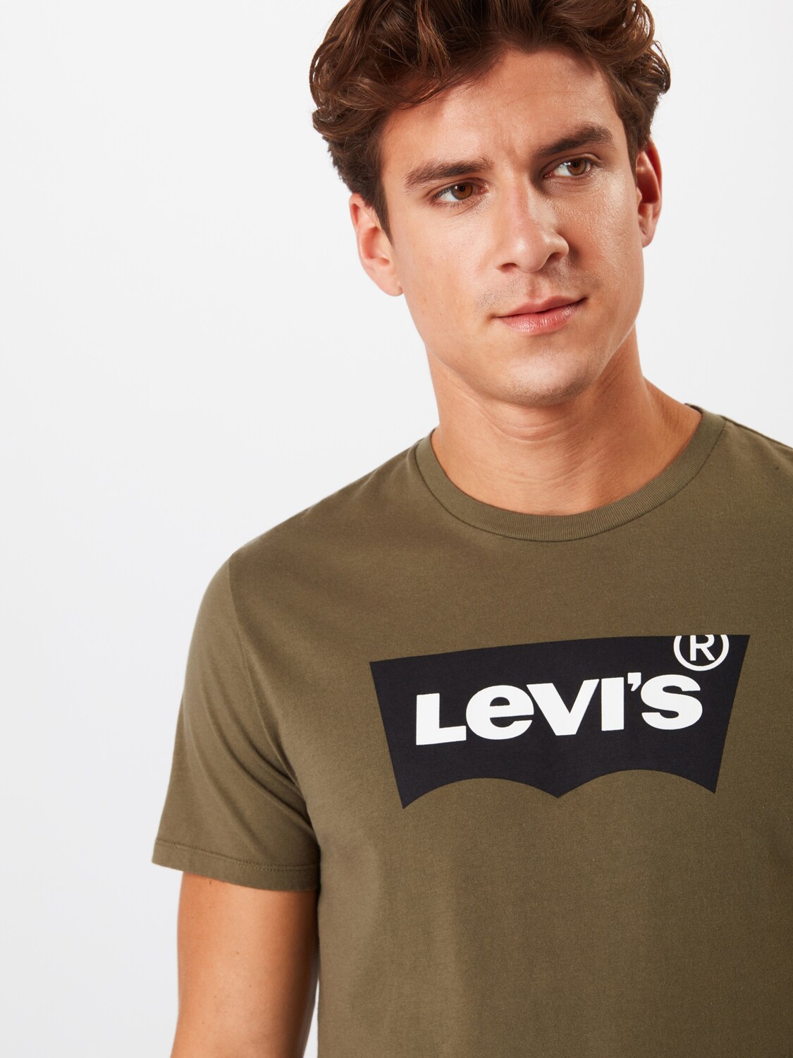 LEVI'S  Футболка 'Housemark Graphic T-Shirt' в цвете Olive — фото 2