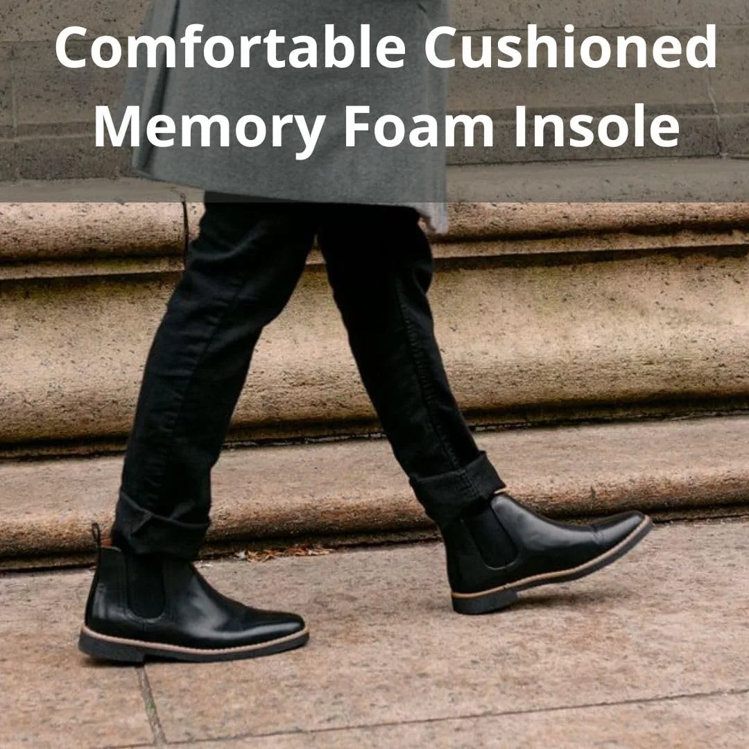 Ботинки-челси Rockland Comfort Memory Foam с эффектом памяти, модель Deer Stags, Brown Dark Brown — фото 3