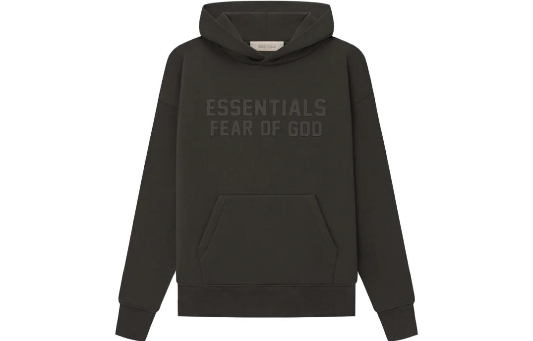 

Детская толстовка Fear Of God Essentials, цвет Off Black