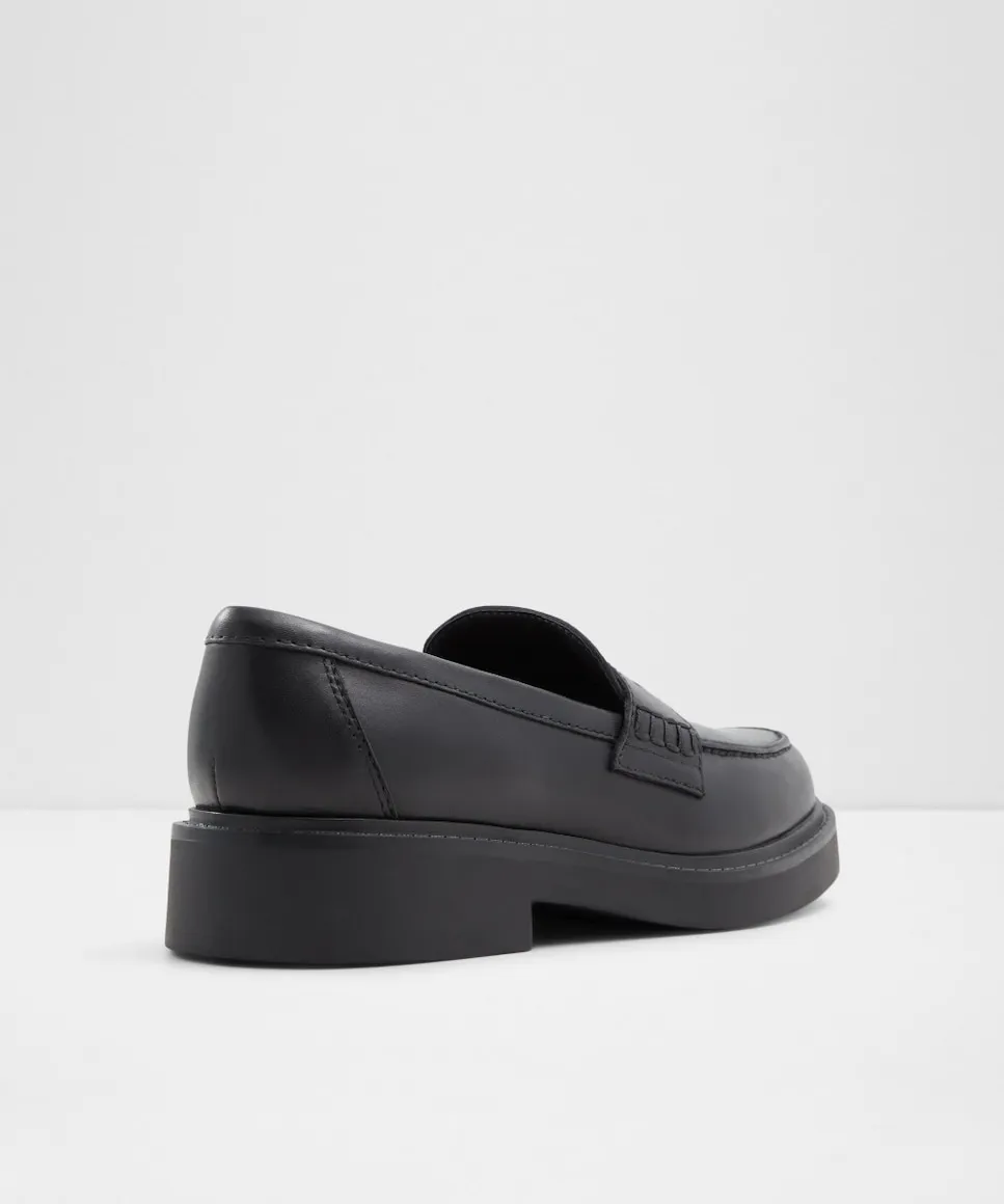 Женские мокасины с круглым носком Aldo, черный — фото 3
