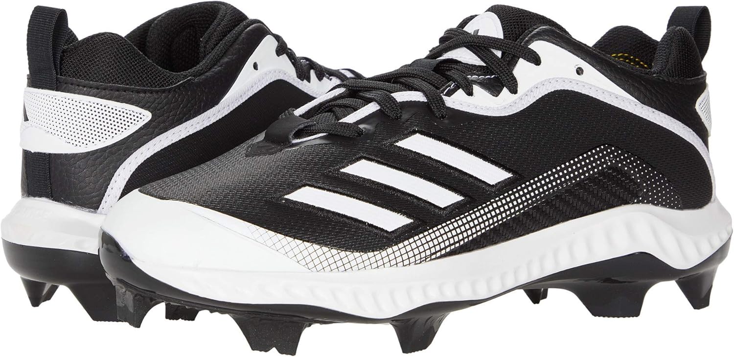 Мужские бейсбольные кроссовки Adidas EG6552, черно-белый — фото 2