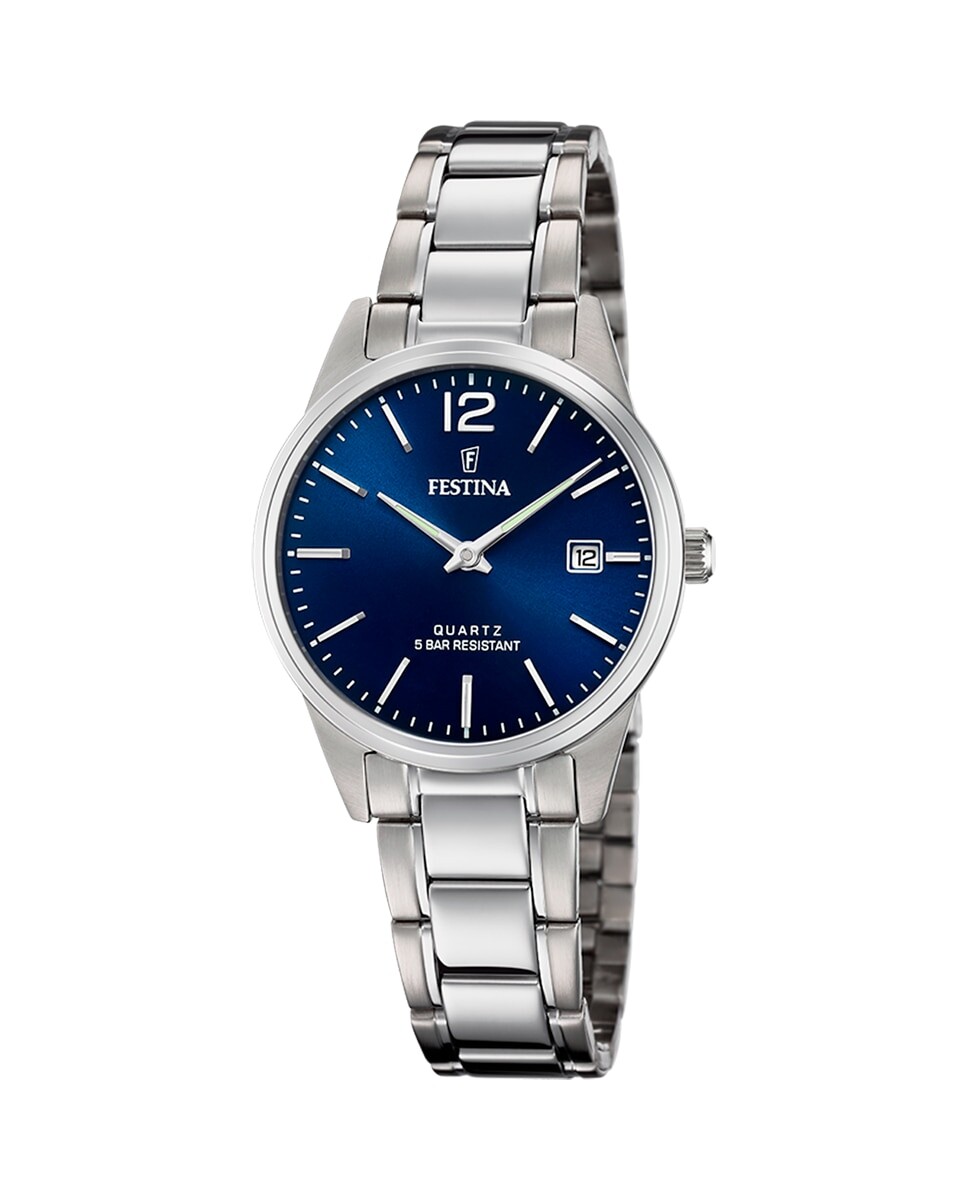 

Женские часы F20509/3 Acero Classico в серебристой стали Festina, серебро