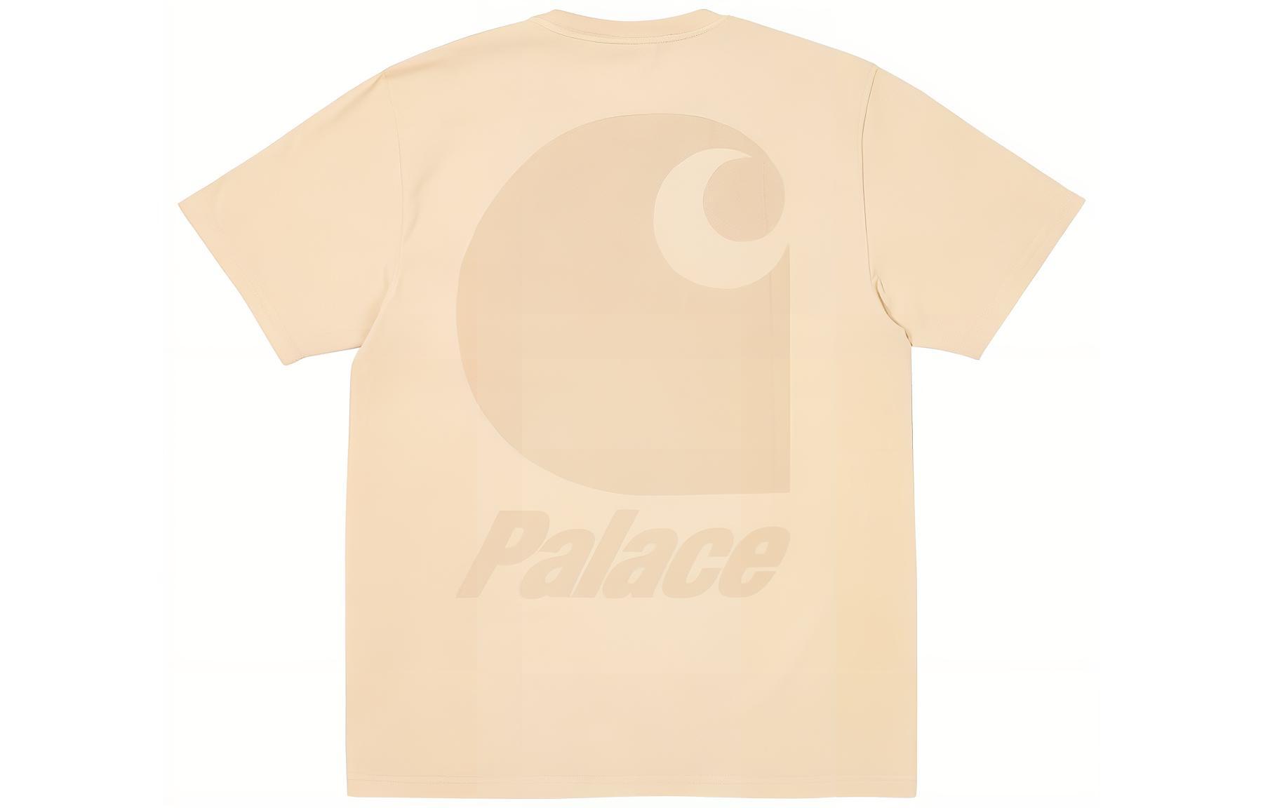 

Футболка X Carhartt Wip с карманом из искусственной кожи PALACE, Ecru
