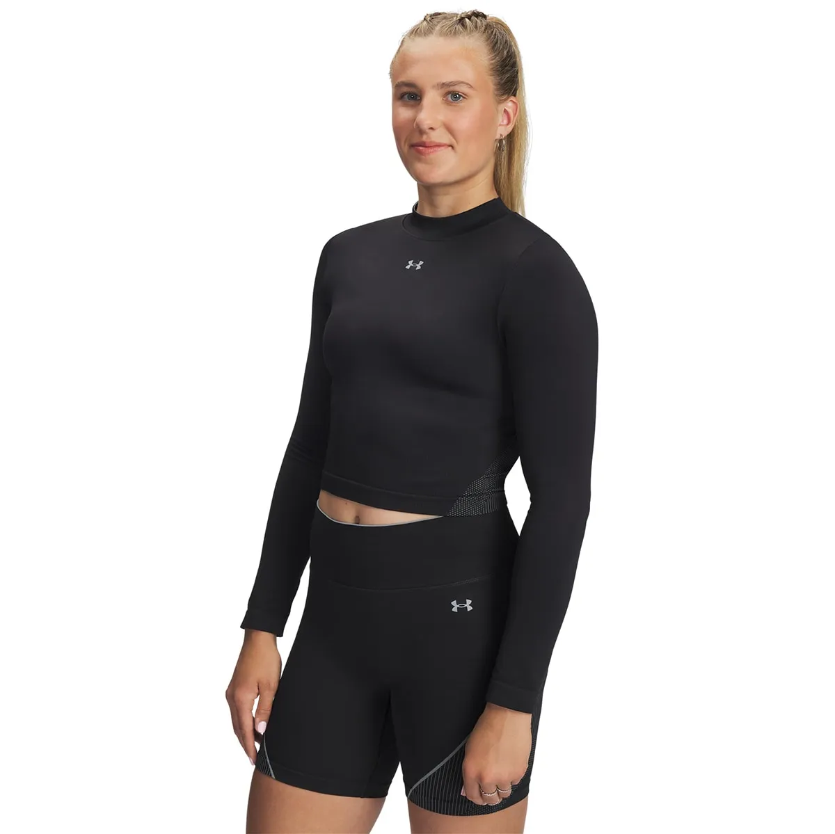 

Женская футболка UA Vanish Seamless LS Under Armour, черный