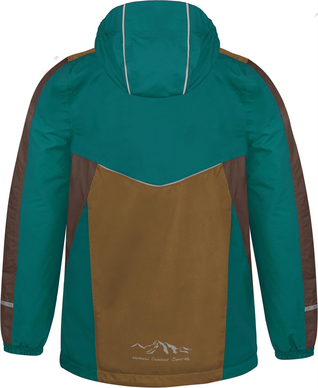 Дождевик Normani Outdoor Sports Kinder mit Fleecefutter Wasilla, бензиновый — фото 4