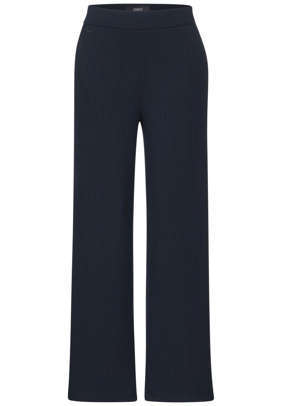 

Тканевые брюки STREET ONE Regular Pants, темно-синий