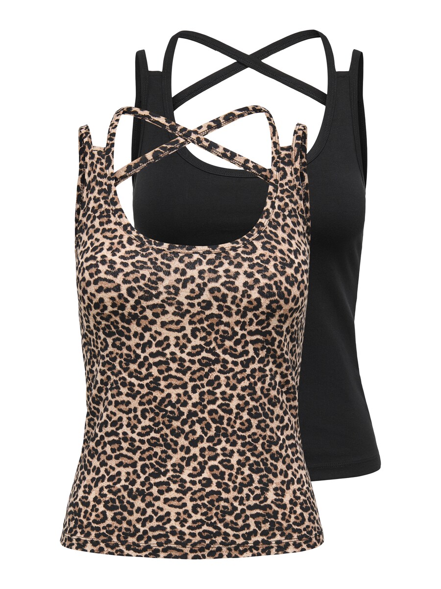 

Топ ONLY, цвет mottled brown/Black