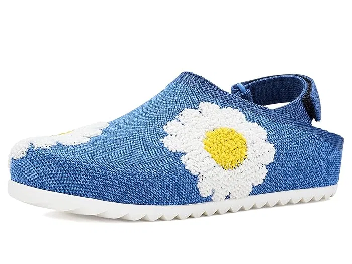 Клоги с узором Daisy Rothy's Kids, Indigo Daisy — фото 2