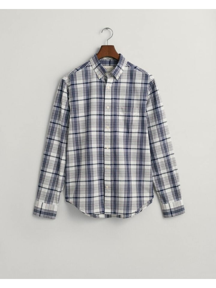 

Рубашка Gant Langarmhemd, цвет eggshell