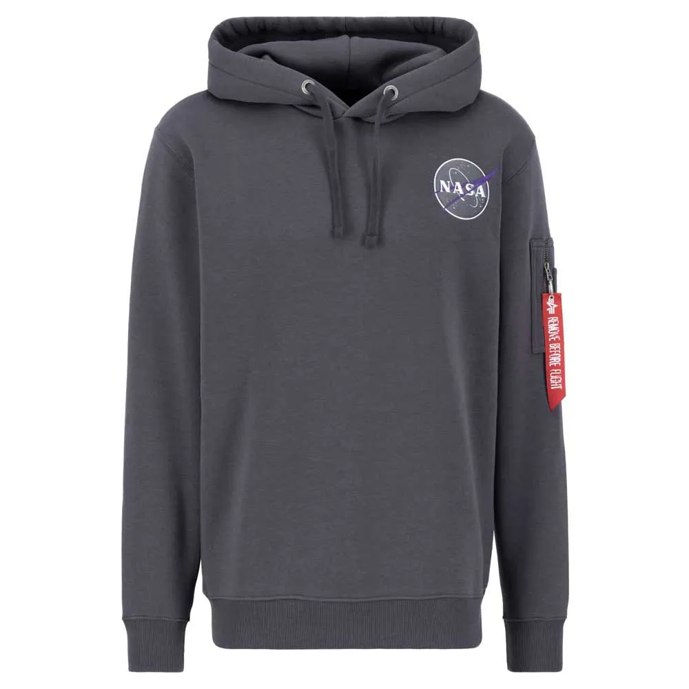 

Худи Alpha Industries Nasa Orbit, серый