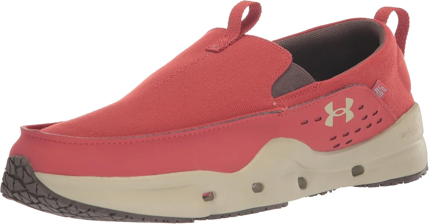 

Мужские лодочные туфли Under Armour Micro G Kilchis Slip Recover, красный/хаки