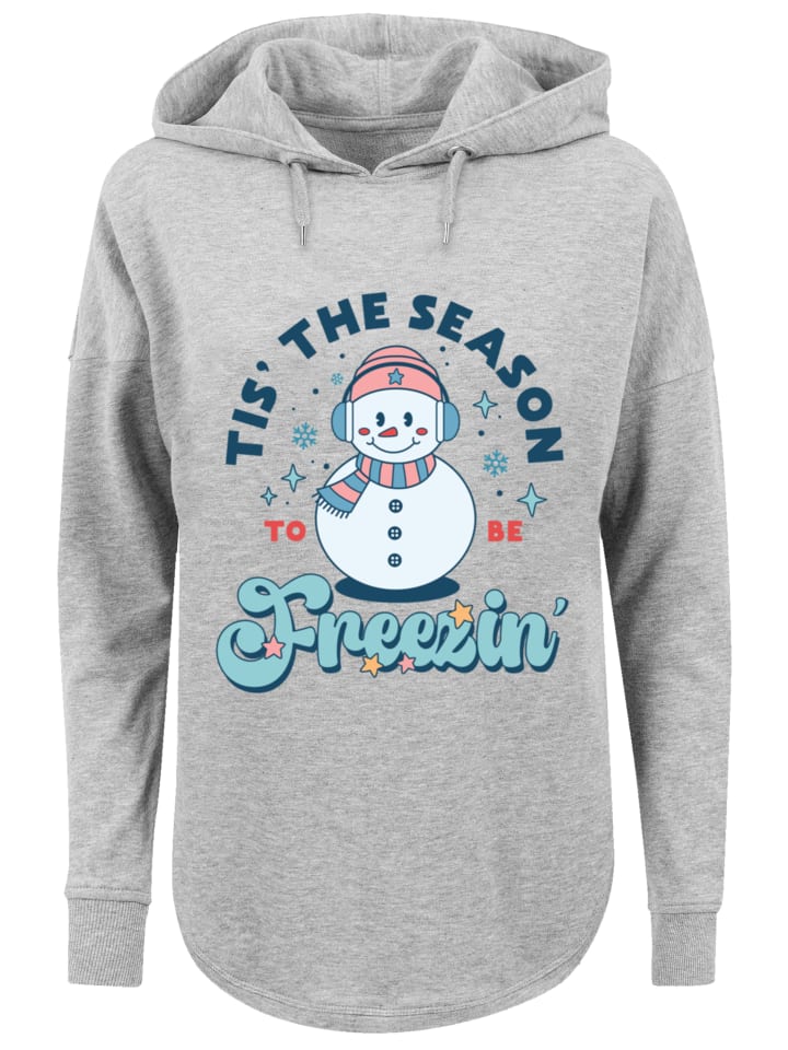 

Пуловер F4NT4STIC Oversized Hoodie Tis The Season to Be Freezin Winter, серый