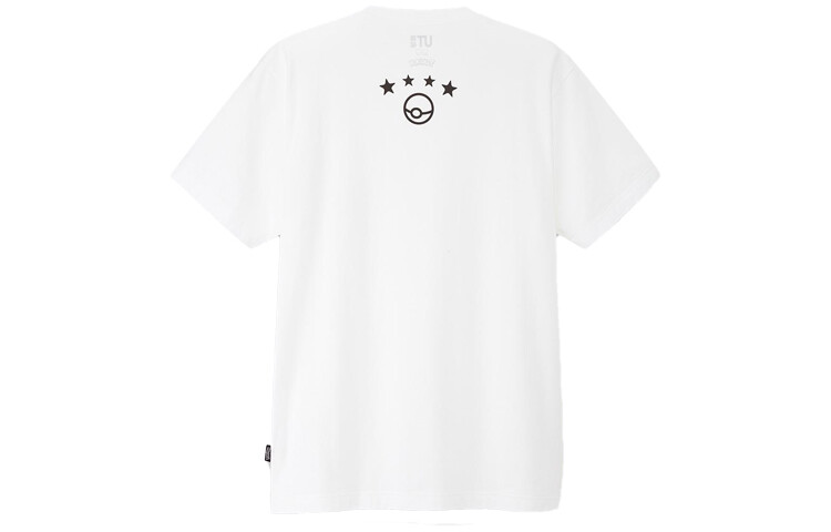 Футболка серии Pokémon Co-Branded, унисекс, белая Uniqlo, белый — фото 2