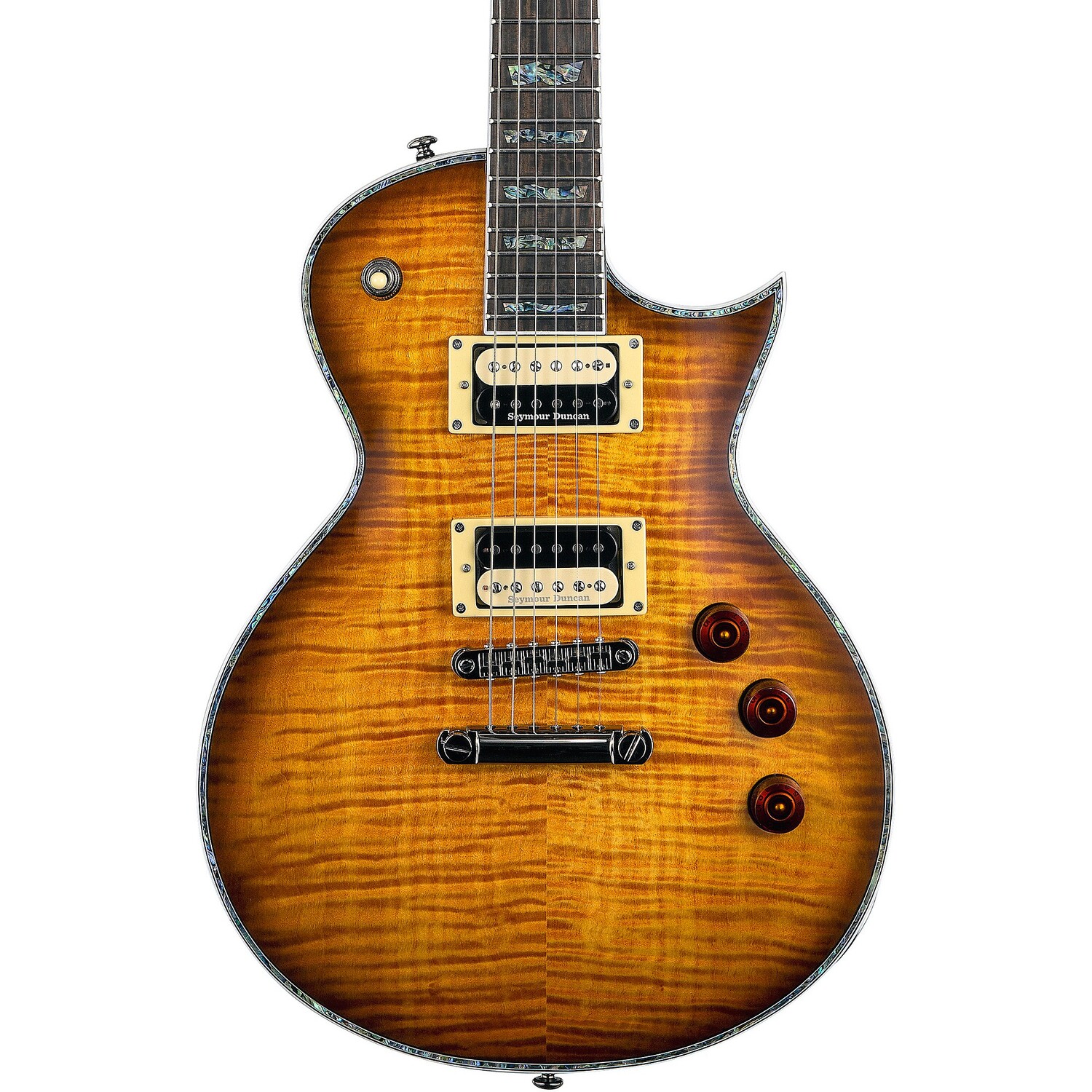 

Электрогитара ESP LTD Deluxe EC-1000 Amber Sunburst