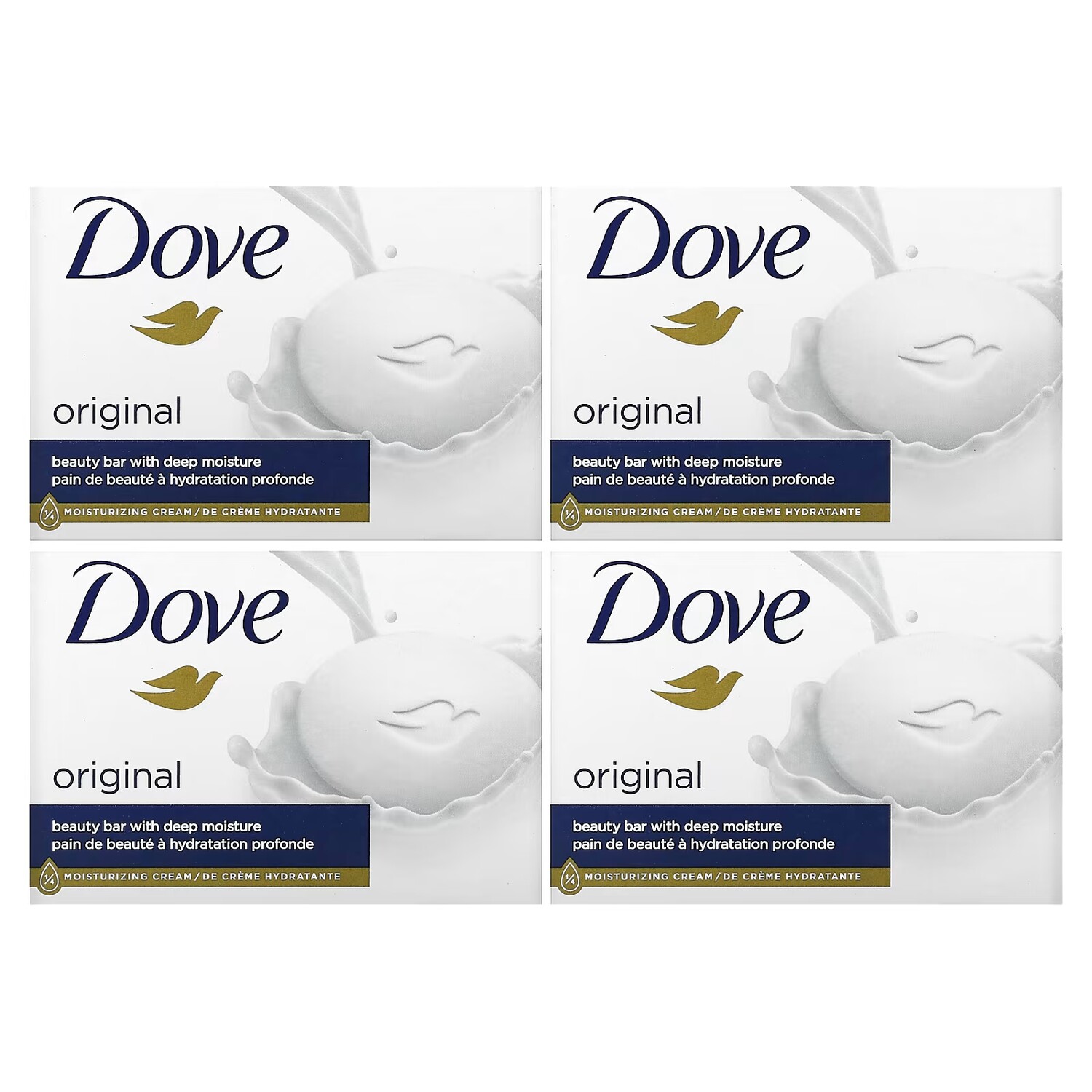 

Мыло увлажняющее Dove Beauty Original, 4 шт