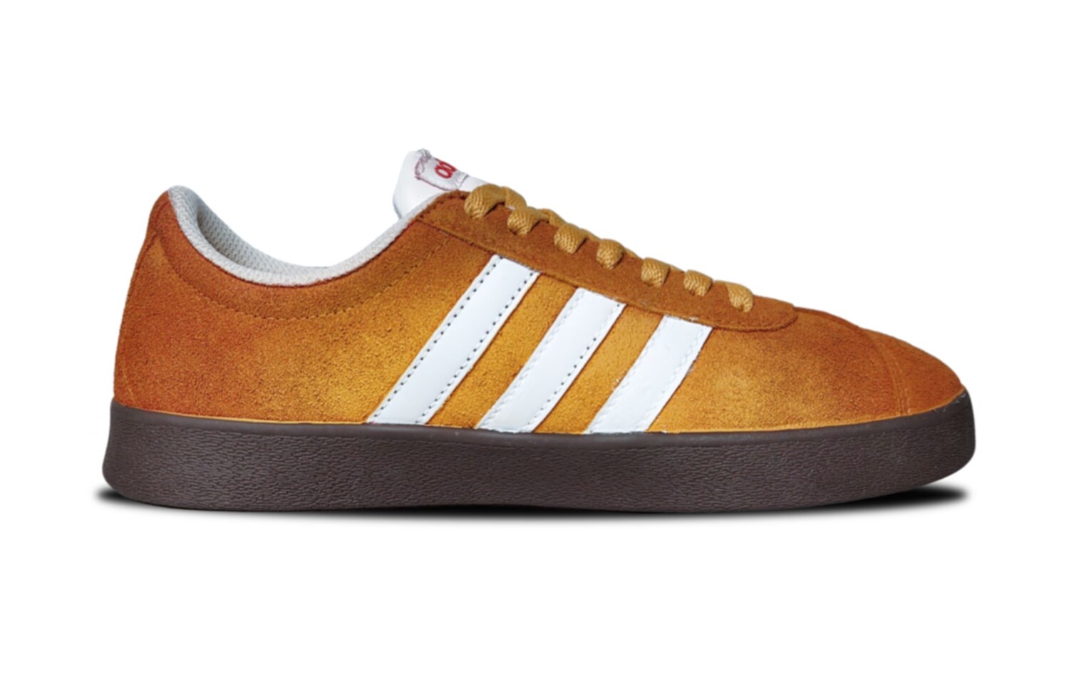 Vl court 2.0 cream little actor дышащие низкие кроссовки для скейтбординга unisex Adidas, желтый/коричневый — фото 3