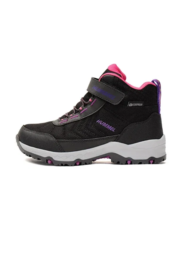 Детские ботинки для девочек из искусственной кожи Hummel, Black — фото 2