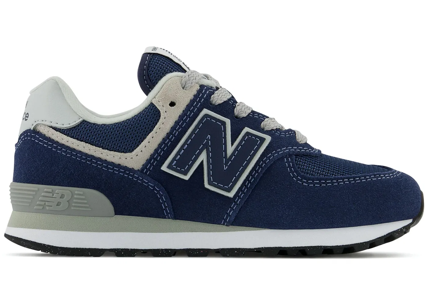Детские кроссовки для мальчиков классические New Balance 574 Core, Navy/White