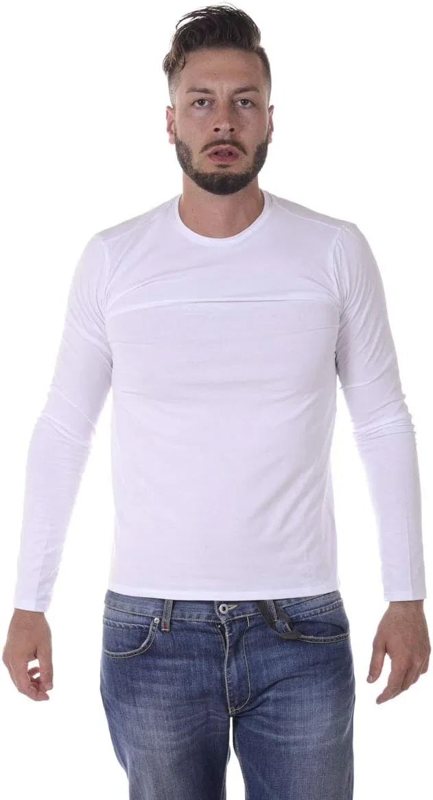 Мужская slim fit футболка с логотипом Armani Jeans, White