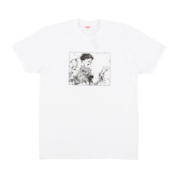 

Футболка Supreme Akira Arm Tee 'White', белый