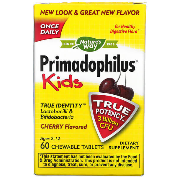 

Пробиотик для детей Primadophilus 60 шт, Nature's Way