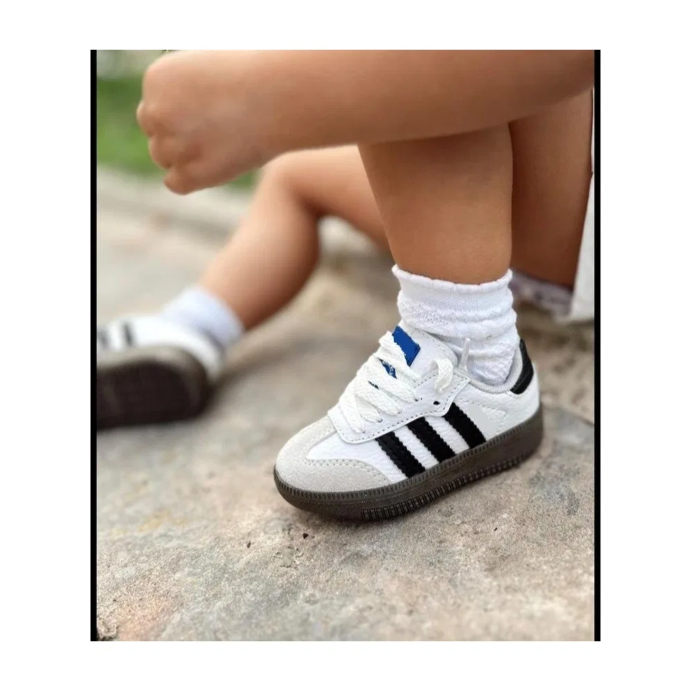 Детские спортивные кроссовки унисекс на шнуровке из искусственной кожи, White Ada Kids — фото 2