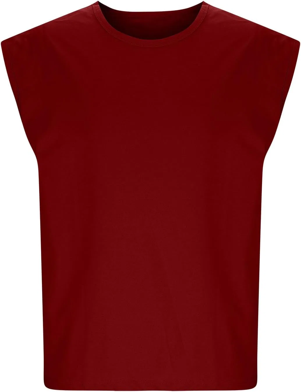 Мужская майка-борцовка с кап-рукавом Regular Fit, Wine — фото 2