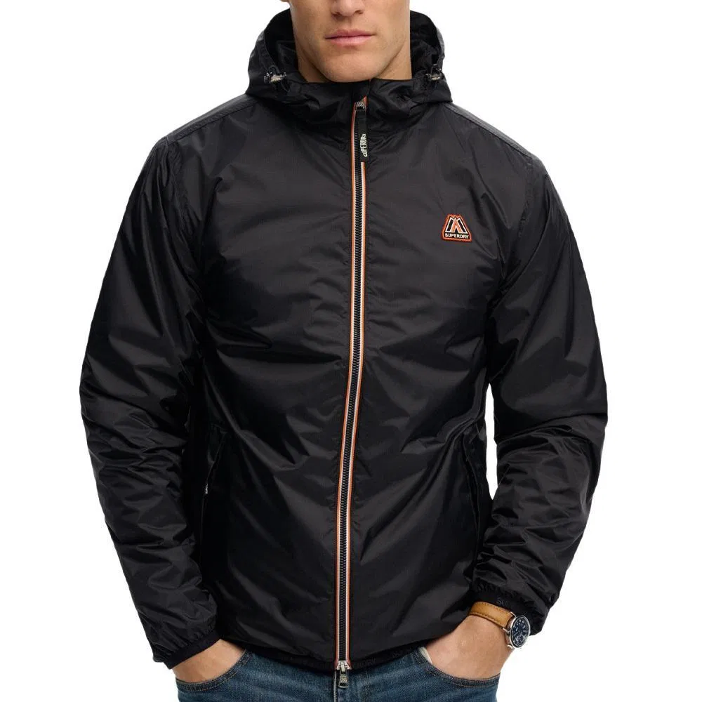 Мужская дождевая куртка Superdry Essential Tri Windbreaker, Цвет: Schwarz