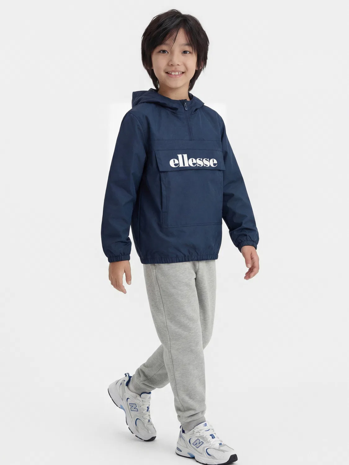 Межсезонная куртка Ellesse D'Plazo темно-синего цвета — фото 3