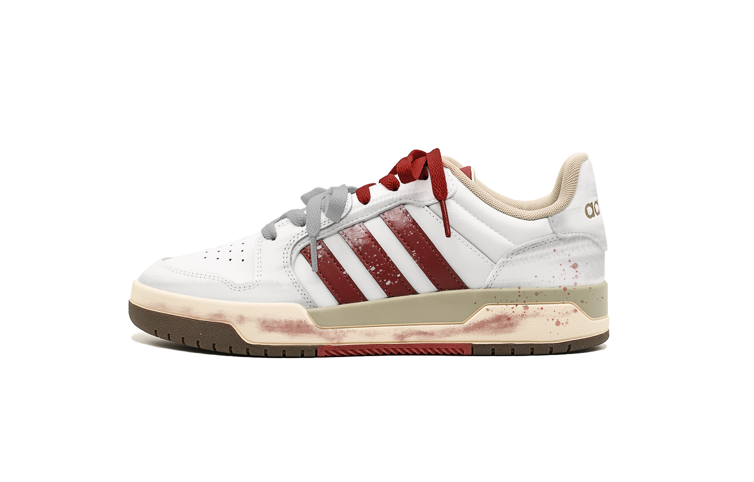 

Adidas Neo Entrap Snowy Night Trail Low top Skateboard Shoes Unisex белый красный