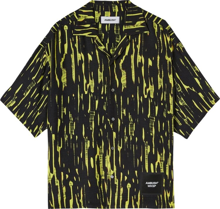 

Рубашка Ambush Bowling Allover Printed Shirt 'Yellow Fluo', желтый