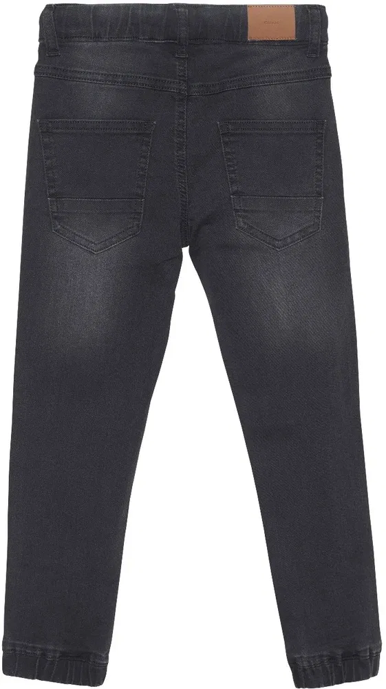 Джинсы детские свободного кроя с эластаном Jeans boy stretch loose fit Minymo, серый — фото 2
