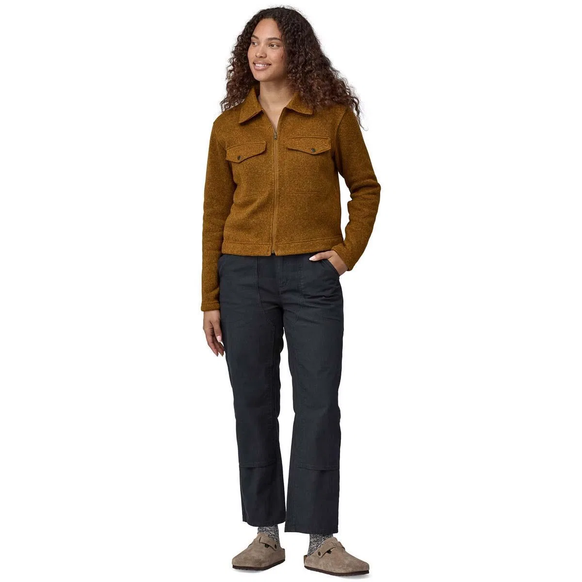 Куртка-чумка с молнией Better Sweater Patagonia, Raptor Brown — фото 4