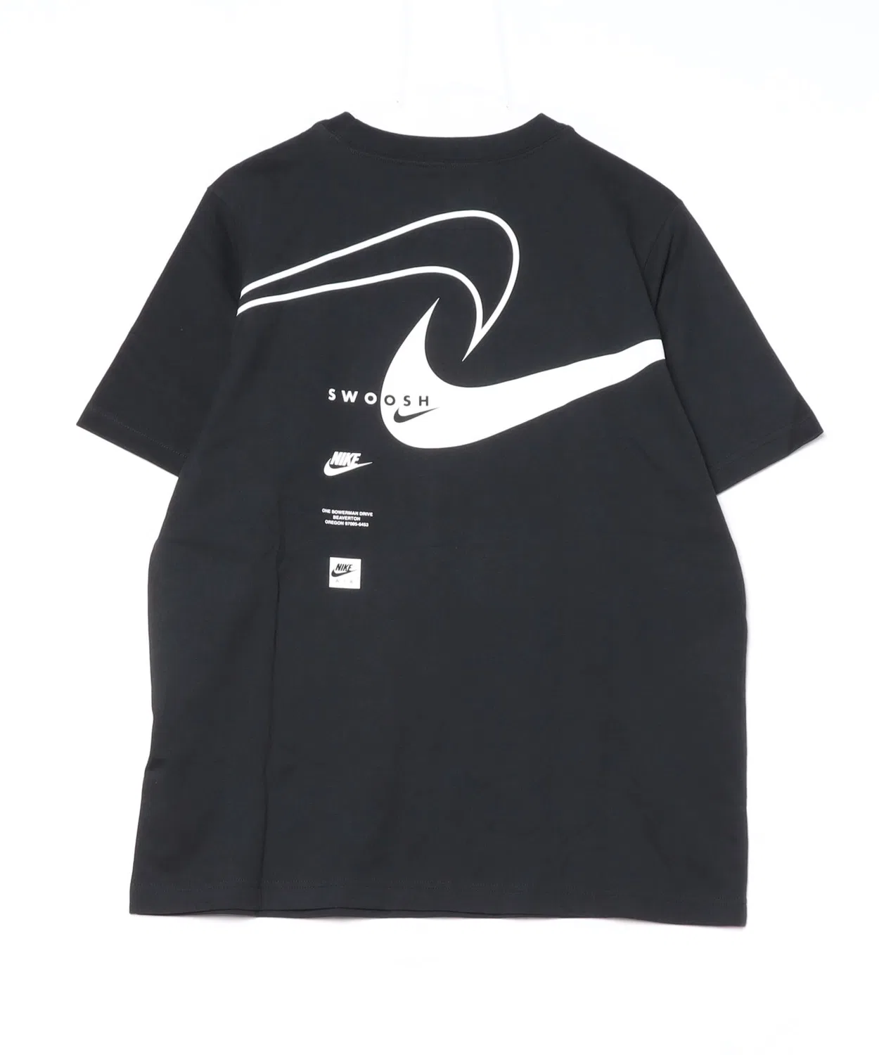 Женская футболка с коротким рукавом Nike NSW Club S/S T-Shirt OC Swoosh, Белая — фото 3