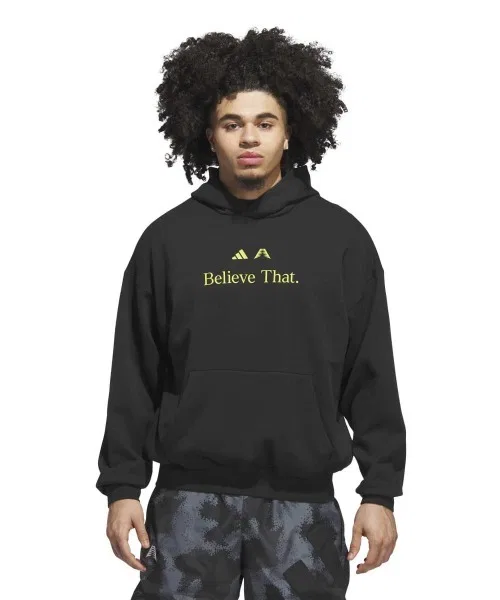 Мужской худи с длинным рукавомBelieve That Adidas, Black
