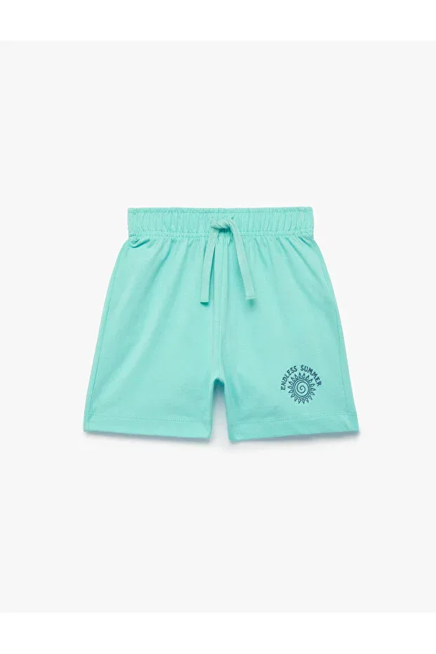 Детские шорты для девочек хлопковые Koton, Turquoise