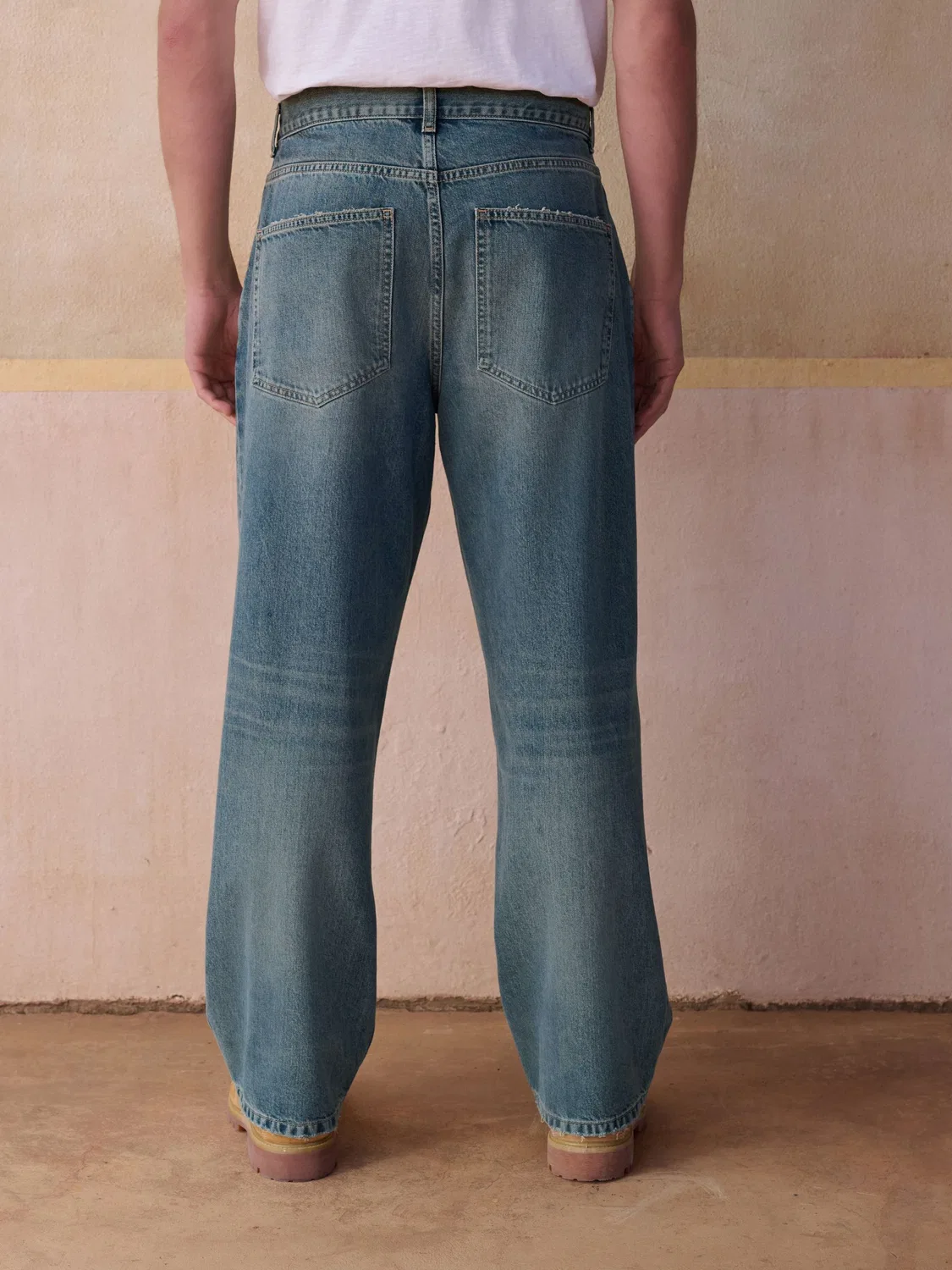 Джинсы свободного кроя, модель Wider Fit Next, Blue Aqua — фото 3