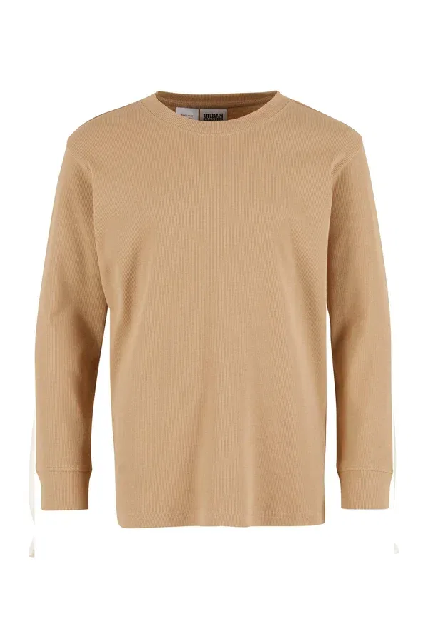 Джемпер из 95% хлопка Boxy ongsleeve 2-pack Urban Classics, Union Beige, черный — фото 4